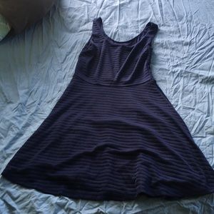 Navy blue skater dress
